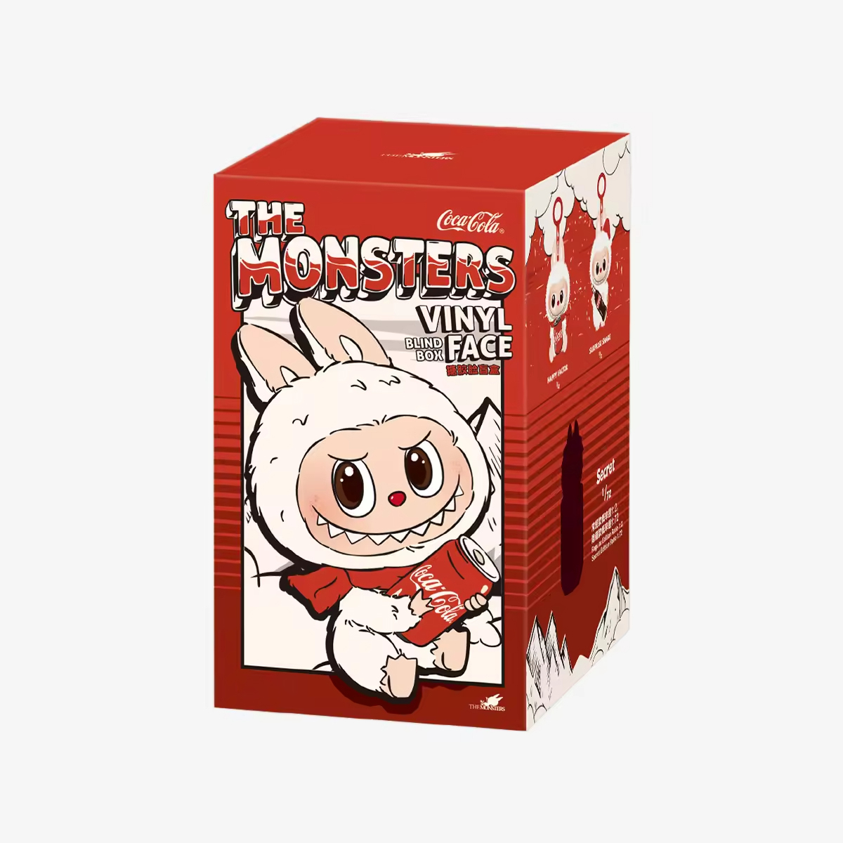 Coca-Colaキャラクター ぬいぐるみ 約15cm らぶぶ 正規品] ラブブ ぬいぐるみ コカコーラ THE MONSTERS ピース POP