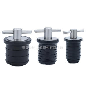 Bouchon d'étanchéité en caoutchouc en forme de T, accessoire de quincaillerie marine pour tuyau d'eau de yacht, bouchon de vidange d'eau - Product Image 1