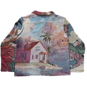 Moda <span class=keywords><strong>Streetwear</strong></span> arazzo giacche autunno inverno <span class=keywords><strong>donna</strong></span> Plus Size giacche cappotti Custom Tapestri Jacquard Crop Top <span class=keywords><strong>abbigliamento</strong></span> <span class=keywords><strong>donna</strong></span> - Product Image 4