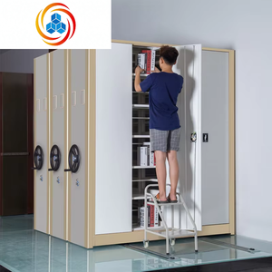Nuevo Archivador Móvil de Acero, Muebles de Biblioteca, Sistema de Compactación de Archivos, Estanterías Densas, Diseño Moderno y Compacto - Product Image 6