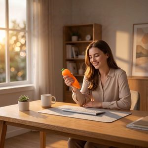Grande Giocattolo Squishy a Forma di Carota, Palline Morbide a Lenta Risalita, Simpatici Squishies a Forma di Frutta, Giocattoli Antistress in Materiale TPE - Product Image 5