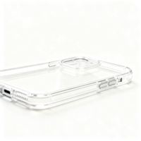 Coque de téléphone antichoc transparente souple en TPU anti-jaunissement ONE-CASE personnalisée pour iPhone 15/14/13/12 Pro Max, design professionnel