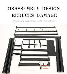 Гуандун, бестселлер, двухъярусная кровать для взрослых, металлический каркас кровати, школьное общежитие, двухъярусная кровать для продажи, Tempat tidur susun - Product Image 4