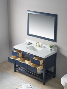 حمام منزلي أزرق داكن طويل القامة وتورنتو - Product Image 3