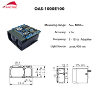 Module de capteur de distance laser industriel IP67 1000m 905nm Lumière visible Télémètre Interface UART 3.3V-5V