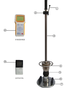 Dinamik plaka yük testi çekiç sapma enstrüman ışığı düşme testi cihazı - Product Image 5