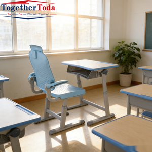 Bureaux d'école modernes et durables en métal et chaises ergonomiques pour <span class=keywords><strong>la</strong></span> sieste et le repos des élèves - Product Image 6
