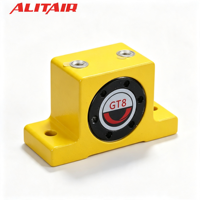 ALITAIR Pneumatischer Luftturbinen-Vibrator der GT-Serie, Geräuscharm, aus Aluminiumlegierung, für Einzelhandel und Produktionsanlagen