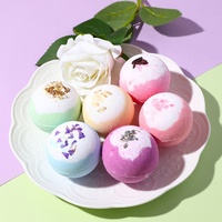 Ensemble de Bombes de Bain Luxueuses et Pétillantes pour Enfants, Fabrication Artisanale, en Forme de Roses, Bio, Naturelles, Véganes, Vente en Gros Fournisseur et Dropshipping