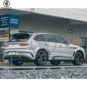 NOUVEAU Kit Carrosserie MSY Style Demi-Carbone Brillant Tissé Sergé pour Bentayga 2015- Capot/Embout de Pare-chocs Spoiler Échappement - Product Image 3