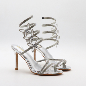Y nuovi tacchi a spillo moda tacchi alti versatili scarpe da donna sexy da sera <span class=keywords><strong>con</strong></span> <span class=keywords><strong>lacci</strong></span> a spirale alla moda <span class=keywords><strong>sandali</strong></span> <span class=keywords><strong>con</strong></span> tacchi alti da donna - Product Image 4