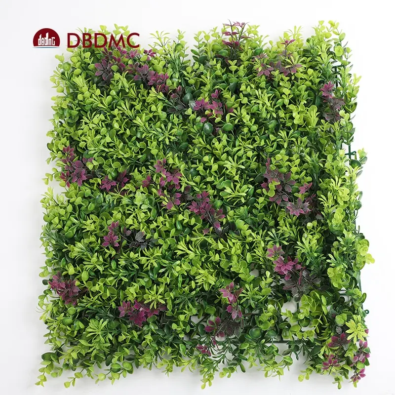 Anti UV Wall Grass Garden Backdrop Panels Simulation Plastic Artificial Green Plants