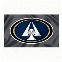 Personnalisé 3x5ft pour bannière Drapeaux de réduction écologiques avec impression numérique Polyester recyclable résistant aux UV pour la promotion de la marque