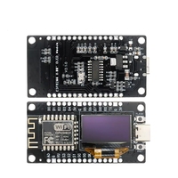 Carte de développement Bssy)Nodemcu Esp8266 V3 avec écran OLED de 0,96 pouce, module Wifi Ch340 Esp-12f, USB Type-C pour Ide Micropython