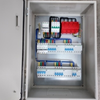 Gabinete VFD DZMCT para Bomba de Agua con Ajuste de Velocidad, 380V, Panel de Control PLC con Conmutación Automática