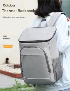 Sac à dos isotherme imperméable en polyester portable pour l'extérieur, thermique, avec logo personnalisé imprimé, motif de lettres, unisexe, pour pique-nique - Product Image 6