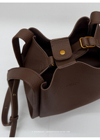 Sac seau simple pour femme, sac à bandoulière souple, sac hobo décontracté avec grande capacité