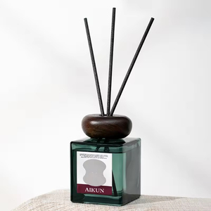 Difusor de Aromas de Vidrio Aikun, Ecológico, Libre de BPA, Personalizable, con Aceite Perfumado de Larga Duración, Decoración para el Hogar, Ambientador Natural de Ratán - Product Image 1
