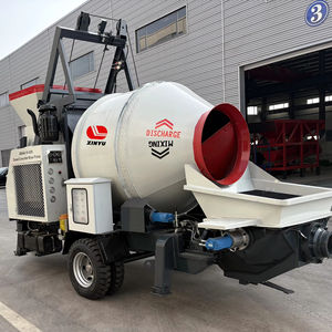 Pompes mélangeuses à béton de grande capacité Pompes mélangeuses à béton portables Différents types de pompes mélangeuses à béton - Product Image 1