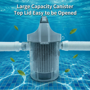 Collecteur de feuilles universel à grande capacité, filtre à feuilles en ligne, bac à feuilles pour <span class=keywords><strong>piscine</strong></span> avec panier, <span class=keywords><strong>remplacement</strong></span> pour aspirateur de <span class=keywords><strong>piscine</strong></span> automatique - Product Image 6