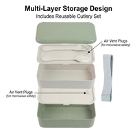 Boîte à lunch bento en paille de blé 800 ml, écologique, étanche, double couche, avec logo personnalisé, réutilisable, fermeture sécurisée, compatible lave-vaisselle