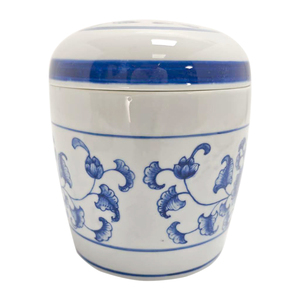 סיטונאי Qianrui Chines סִגְנוֹן פורצלן כחול לבן עמיד לכדורי חיות מחמד דפוס גלילה פרחוני-מקור גואנגדונג זיכרון אפר 3 שנים - Product Image 1