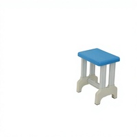 Chaise d'étude individuelle moderne en plastique pour enfants, réglable, pour salle de classe, chambre et salon - Mobilier scolaire commercial OEM