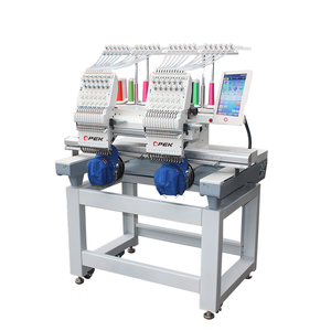 Glory <span class=keywords><strong>Tang</strong></span> Máquina de Bordar Computarizada Automática de Dos Cabezales para Gorras Planas, Uso Doméstico y Tiendas de Impresión, con Motor de Engranajes y Rodamientos - Product Image 1