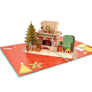 Thiệp mời ngày lễ Sáng tạo thiết kế giấy thương mại gốc Thiệp giáng sinh 3D - Product Image 1