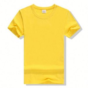 โรงงานอี้หวู่ รับออกแบบสกรีนเสื้อยืดผ้าฝ้าย 100% สีพื้น ไซส์ใหญ่ แขนสั้น สำหรับผู้ชาย แห้งเร็ว - Product Image 4