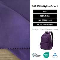 OEM 100% Nylon 200D*200D 85GSM Imperméable à la Vente, Résistant aux Déchirures, Écologique, pour Bagages d'Extérieur, Auvents, Sacs à Dos, Revêtement PU/PVC/TPU/TPE
