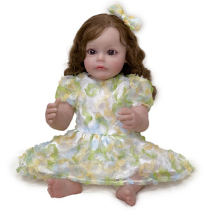 Muñeca Reborn de Pelo Largo, Muñeca de Vinilo de Simulación, Juguete de Compañía para Niñas, Regalo para Niñas, Venta al por Mayor - Product Image 6