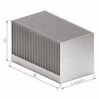 Dissipateur thermique à ailettes à grande surface de dissipation de chaleur, refroidissement profond, 178(L)*100(H)*190(P)mm, dissipateur thermique haute puissance pour onduleur à diode IGBT