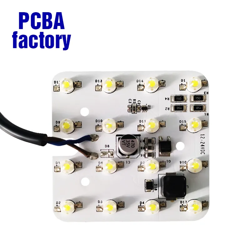 Led Driver aluminium kustom pemasok produsen perakitan papan Pcba Pcb lampu pintar desain papan Pcba Led