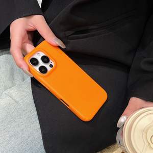Nouvelle coque en cuir style Instagram pour iPhone 15 Pro Max, également compatible avec les modèles 16, 12 Pro et 14 (modèles souples) - Product Image 2