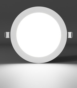 Panel de Luz <span class=keywords><strong>LED</strong></span> Empotrable Ultra Delgado, Redondo y Cuadrado, para Iluminación Interior - Product Image 2
