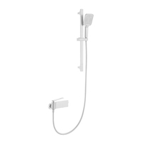 Ensemble de robinetterie de douche Sunvin moderne en laiton avec mitigeur en céramique et fonction cascade/pluie