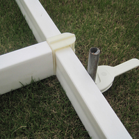 Cadre circulaire en béton léger et réutilisable, bord en plastique flexible, boxe, trottoir, chemin de pied, jardin, paysage