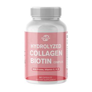 Suplementos de Colágeno y Vitamina C en Cápsulas con Biotina para la Piel, Venta Caliente OEM ODM - Product Image 1