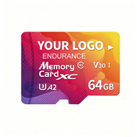Stock d'approvisionnement d'usine disponible pleine capacité réelle carte TF 4G 8G 16 Go 32 Go 64 Go 128 Go de mémoire carte SD Mini carte TF pour Dvr
