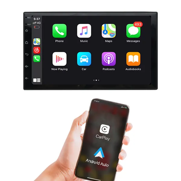 Stereo mobil 2 din ganda, universal 9 inci android dasbor mobil