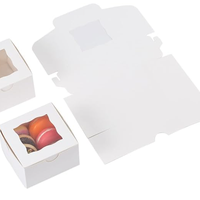 Boîtes à pâtisserie personnalisées en papier, résistantes aux UV et anti-déversement, pour mini-gâteaux, cupcakes, desserts, beignets et friandises