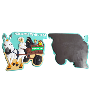 ברוכים הבאים לאל חסה מגנטים למקרר למזכרת תיירים בולטות מגומי <span class=keywords><strong>PVC</strong></span> - Product Image 3