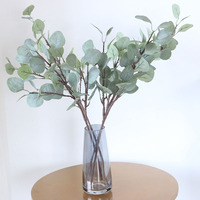 Guirlande de verdure feuille d'eucalyptus Dollar en argent de haute qualité guirlande d'eucalyptus en tissu artificiel pour la décoration de mariage