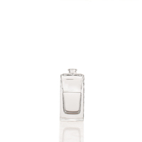 Flacon de parfum en verre unique de qualité fabricant, 30 ml, vide, avec pulvérisateur à pression, bouchon à vis rectangulaire, personnalisable par sérigraphie