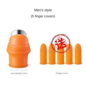 Силиконовый нож для большого пальца с антиобрезанным набором, садовые инструменты для чистки фруктов и овощей. - Product Image 6