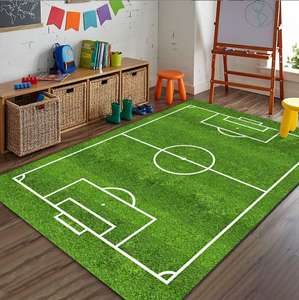 XinLan tapis de joueur antidérapant tapis de zone de jeu pour enfants tapis de jeu 3D pour garçon <span class=keywords><strong>chambre</strong></span> salon - Product Image 1