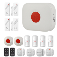Système d'alarme médicale SOS sans fil 4G WiFi 1080P avec bouton de panique, interphone et surveillance mobile par SMS, garantie de 2 ans