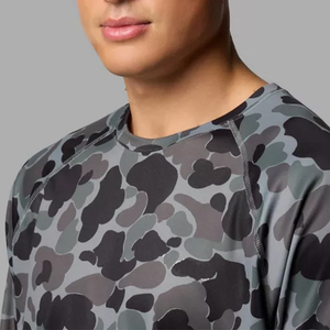 Прямая Продажа с фабрики дышащая мужская рубашка с коротким рукавом для рыбалки Защита от солнца - Product Image 4