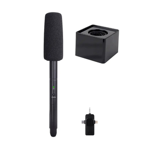 <b>Wireless</b> Interview <b>Microphone</b> Mobile SLR Camera Dedicated to NewsReporters Outdoor Street Noise Cancelling Cordless <b>Microphone</b> - Product Image 1